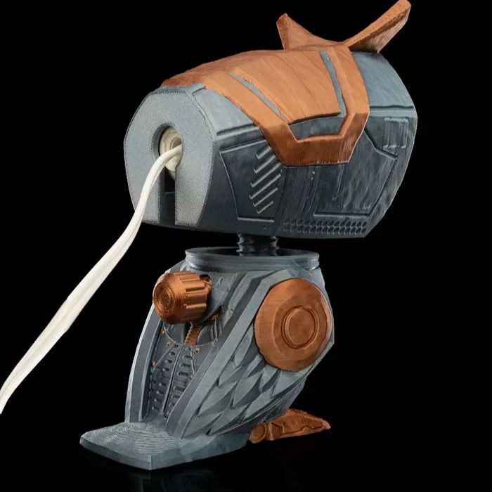 图片[2]-机甲猫头鹰台灯-3D合纵社-3D打印模型STL格式3mf格式免费下载！