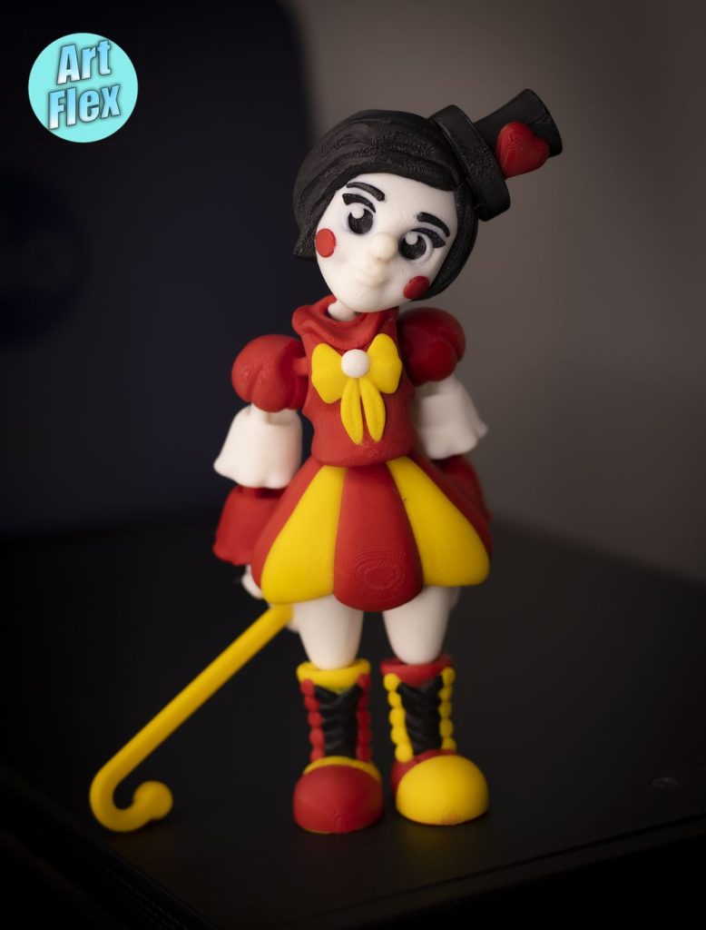 杂技小丑-3D合纵社-3D打印模型STL格式3mf格式免费下载！