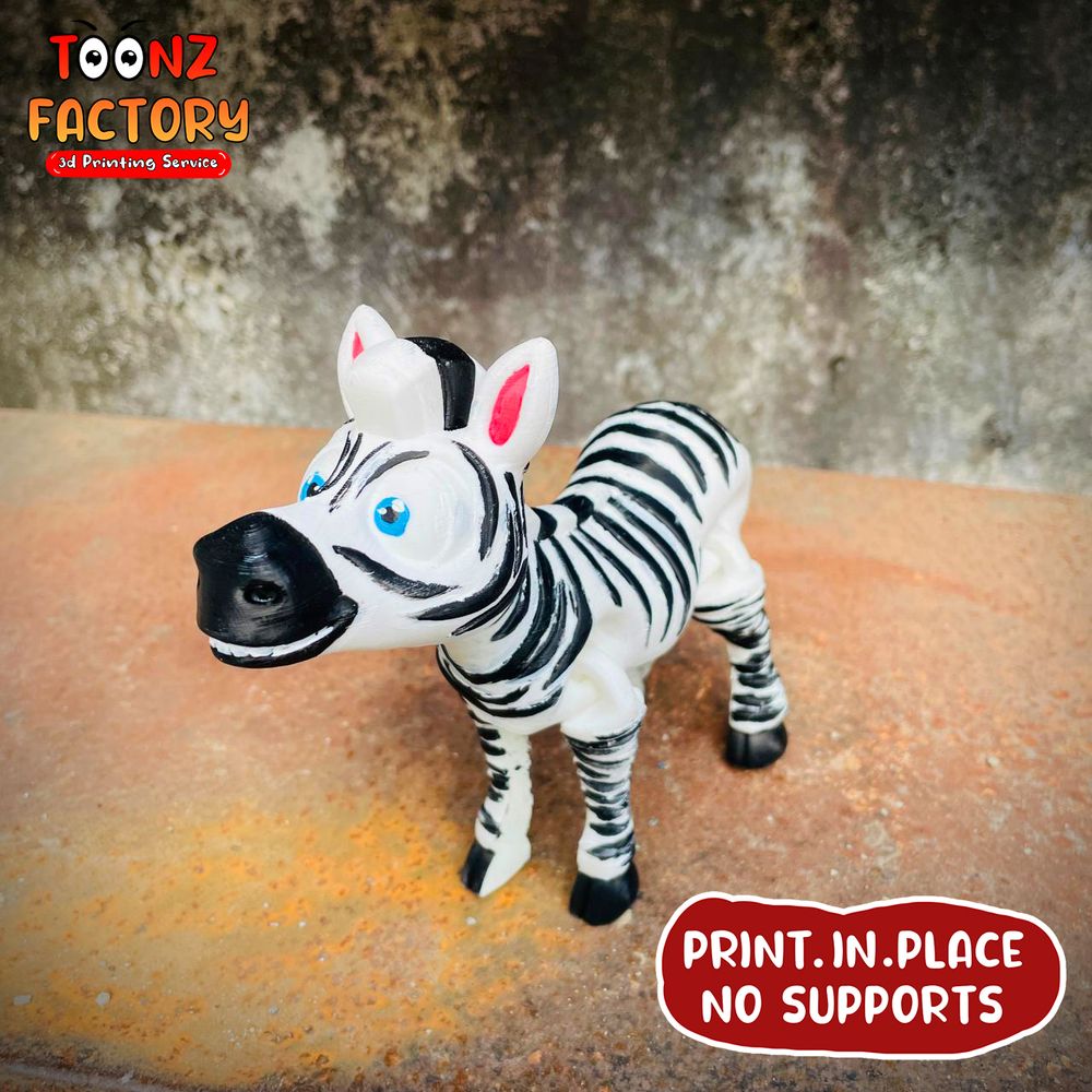 斑马-3D合纵社-3D打印模型STL格式3mf格式免费下载！