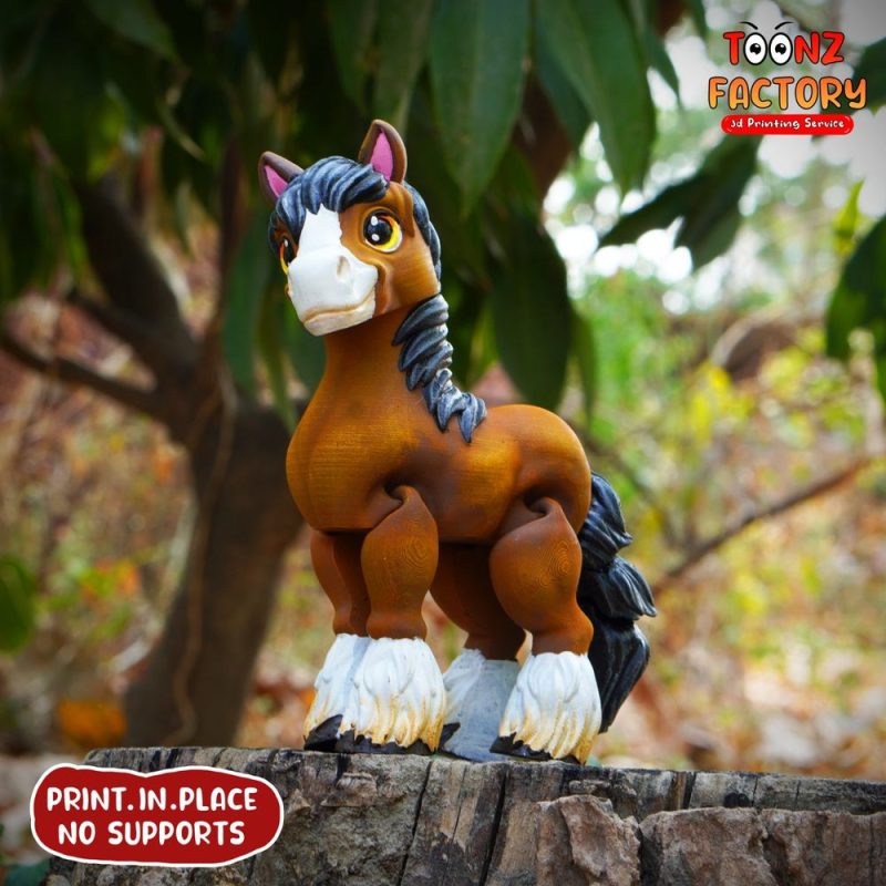 小矮马-3D合纵社-3D打印模型STL格式3mf格式免费下载！