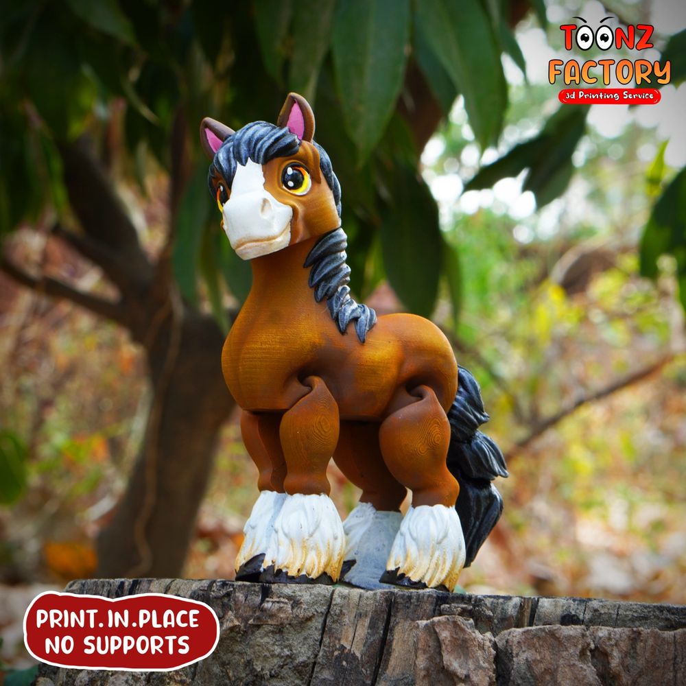 小矮马-3D合纵社-3D打印模型STL格式3mf格式免费下载！