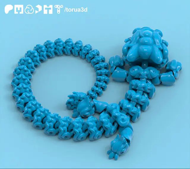 图片[3]-绵羊龙-3D合纵社-3D打印模型STL格式3mf格式免费下载！