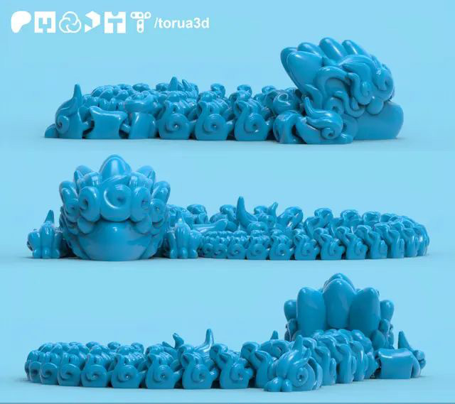 图片[2]-绵羊龙-3D合纵社-3D打印模型STL格式3mf格式免费下载！