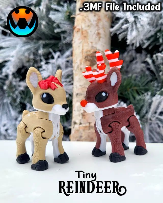 图片[4]-小小驯鹿-3D合纵社-3D打印模型STL格式3mf格式免费下载！