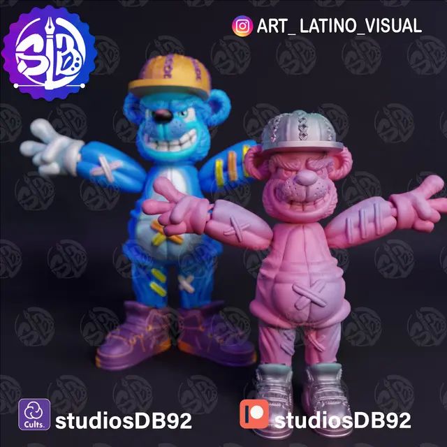 图片[3]-都市熊-3D合纵社-3D打印模型STL格式3mf格式免费下载！