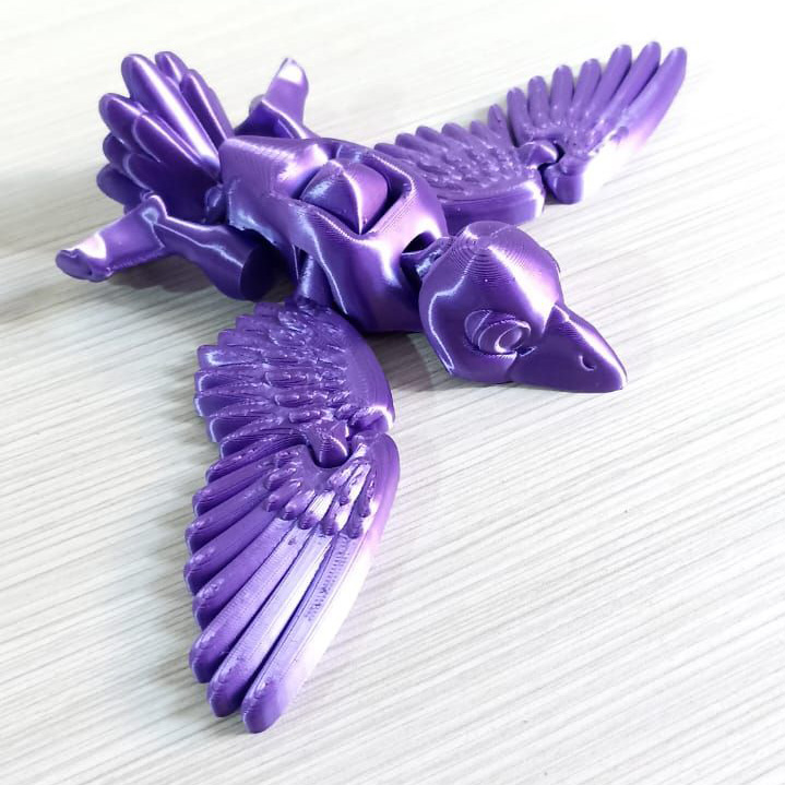 可动小鸟-3D合纵社-3D打印模型STL格式3mf格式免费下载！