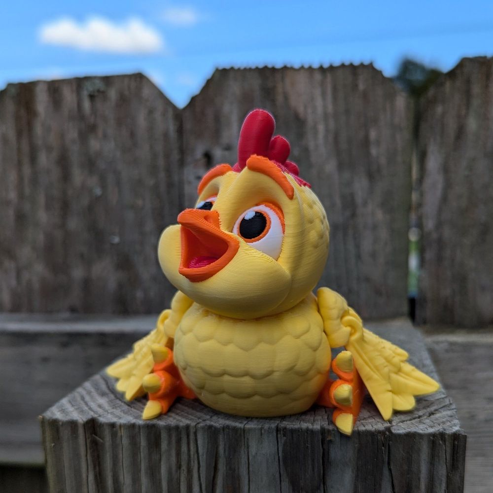 图片[3]-小鸡-3D合纵社-3D打印模型STL格式3mf格式免费下载！