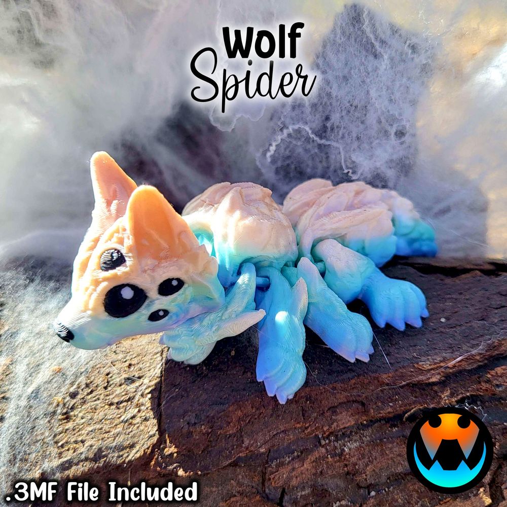 狼蛛-3D合纵社-3D打印模型STL格式3mf格式免费下载！