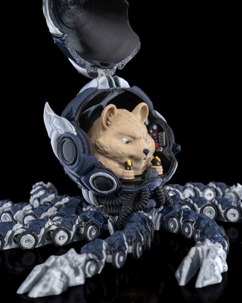 图片[2]-章鱼机器人-3D合纵社-3D打印模型STL格式3mf格式免费下载！