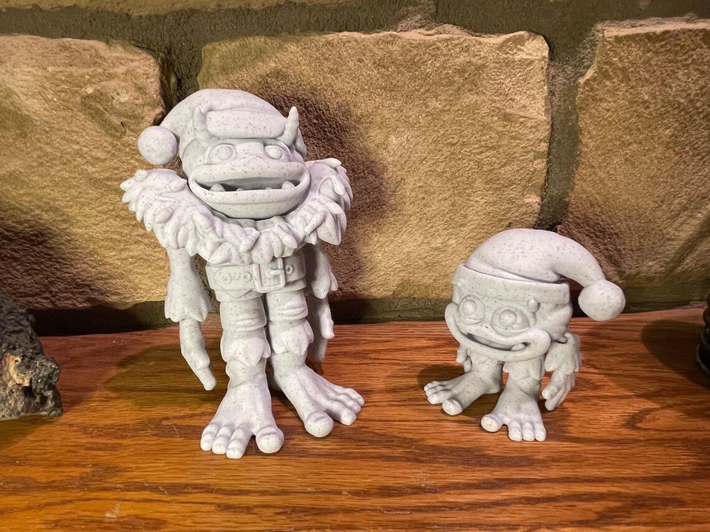 假日雪人-3D合纵社-3D打印模型STL格式3mf格式免费下载！