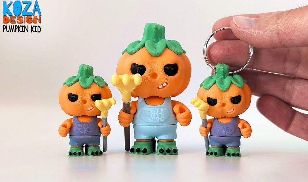 南瓜人-3D合纵社-3D打印模型STL格式3mf格式免费下载！