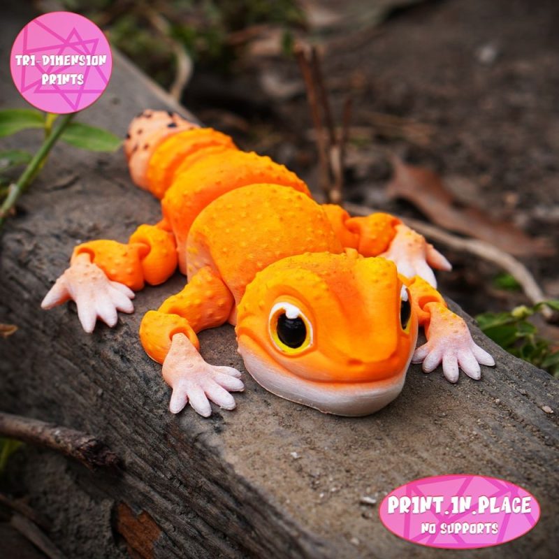 豹壁虎-3D合纵社-3D打印模型STL格式3mf格式免费下载！