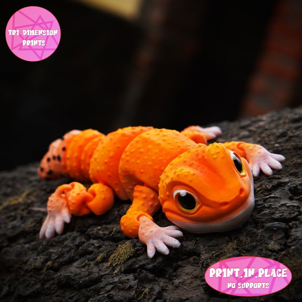 图片[2]-豹壁虎-3D合纵社-3D打印模型STL格式3mf格式免费下载！