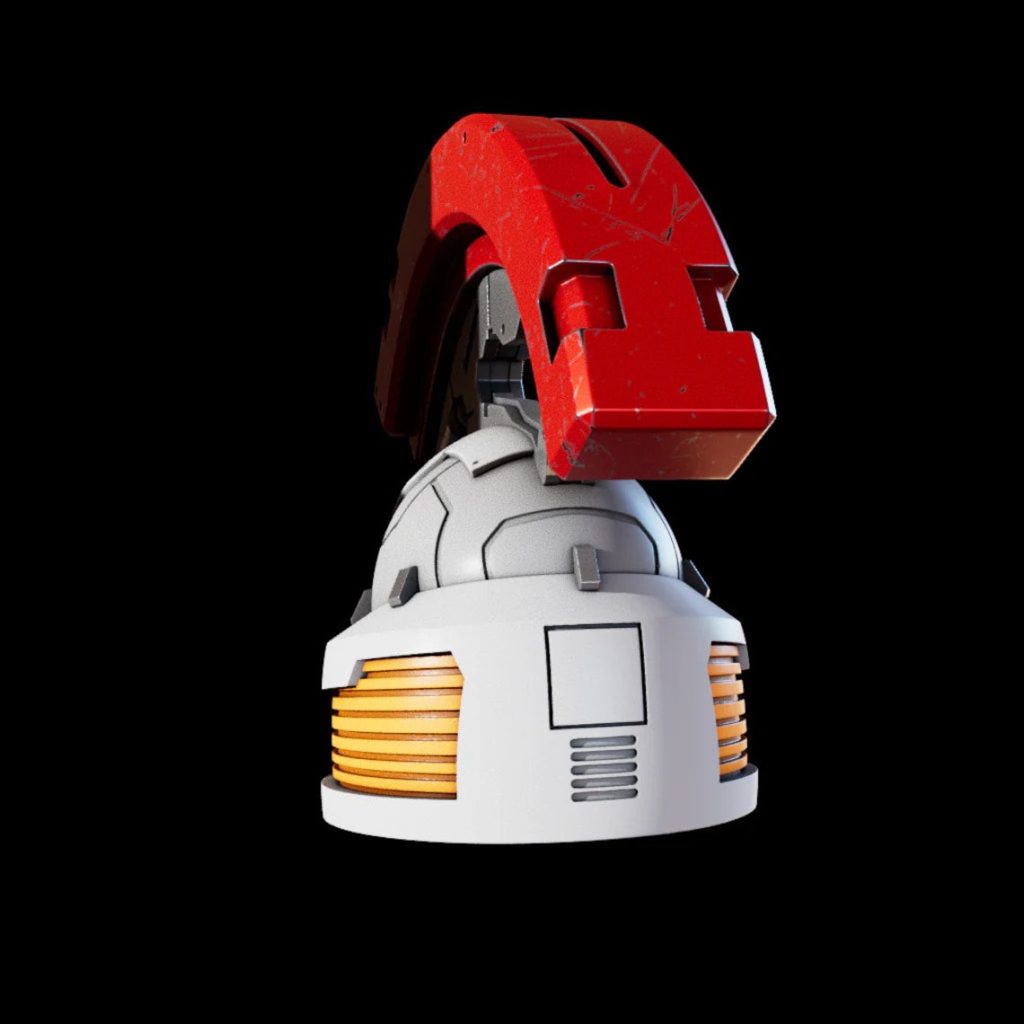 图片[3]-托尔吉斯高达头盔-3D合纵社-3D打印模型STL格式3mf格式免费下载！