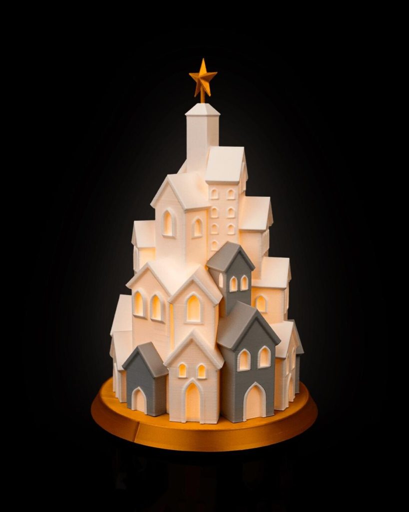 图片[2]-冬日村庄灯-3D合纵社-3D打印模型STL格式3mf格式免费下载！