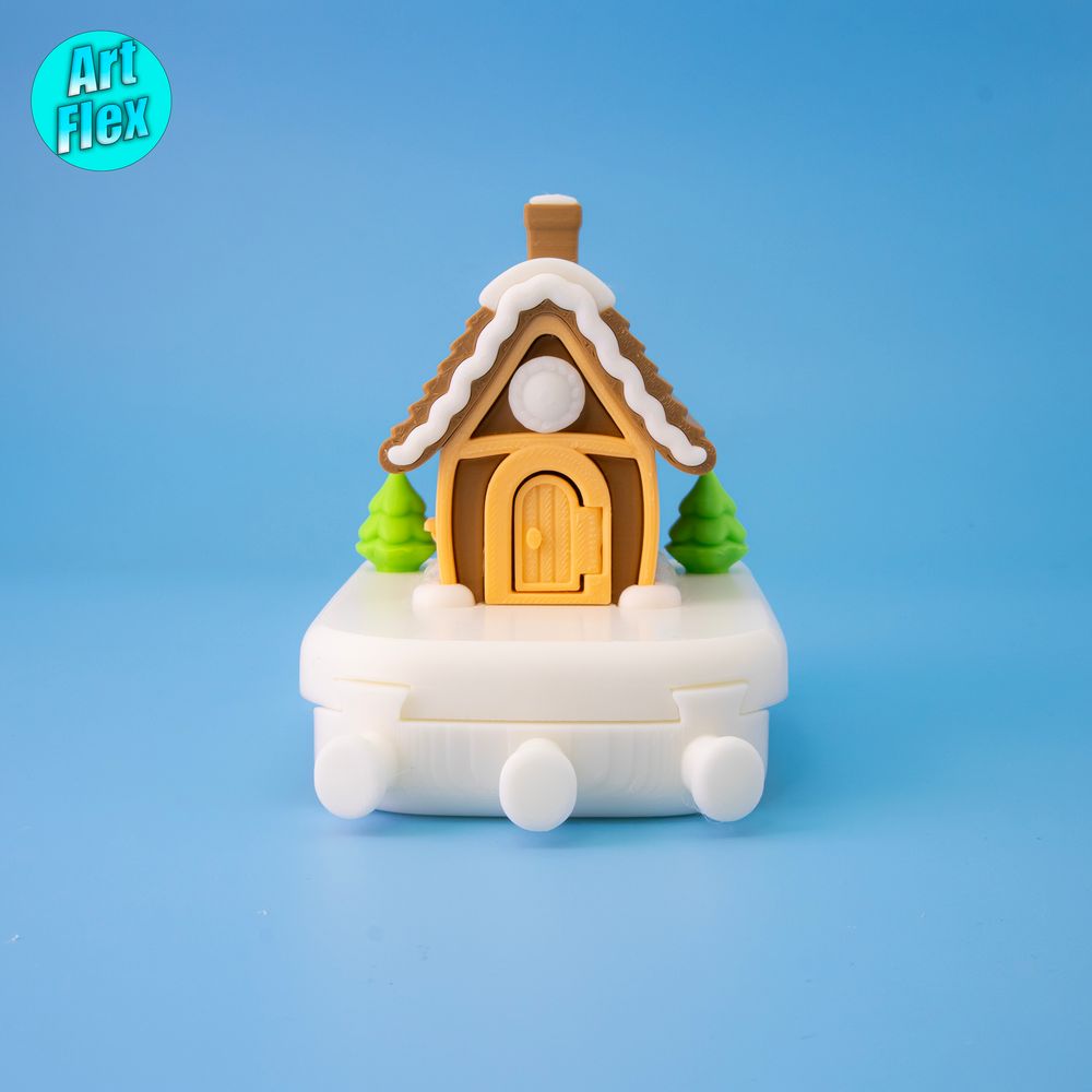 图片[2]-姜饼屋钥匙架-3D合纵社-3D打印模型STL格式3mf格式免费下载！