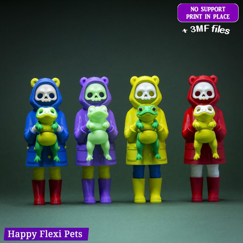 小严峻和他的青蛙-3D合纵社-3D打印模型STL格式3mf格式免费下载！