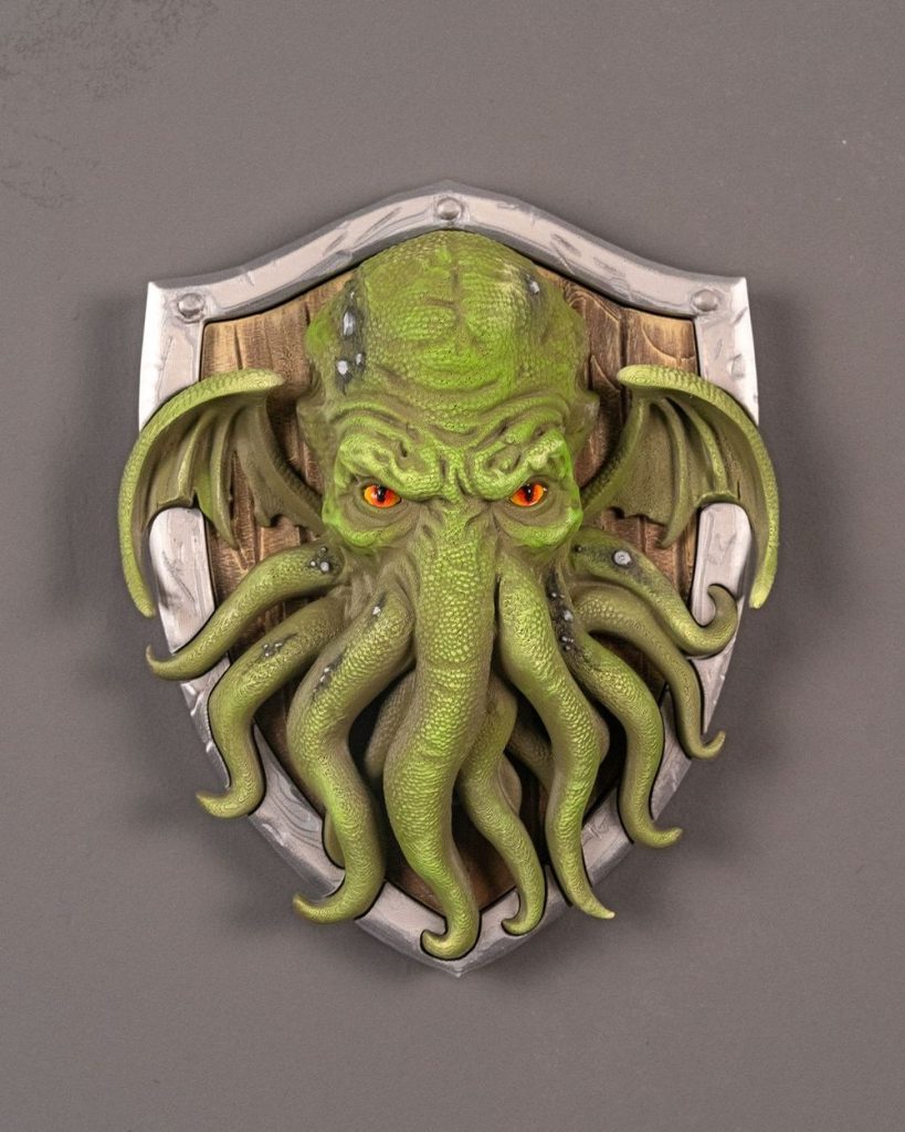 克苏鲁墙饰-3D合纵社-3D打印模型STL格式3mf格式免费下载！