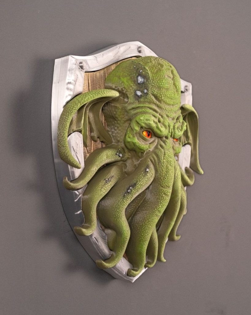 图片[3]-克苏鲁墙饰-3D合纵社-3D打印模型STL格式3mf格式免费下载！