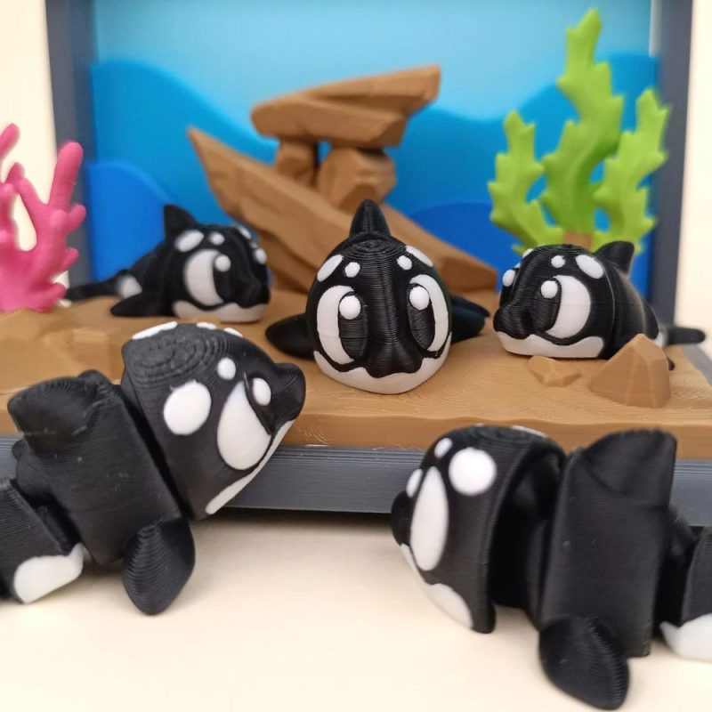 虎鲸-3D合纵社-3D打印模型STL格式3mf格式免费下载！