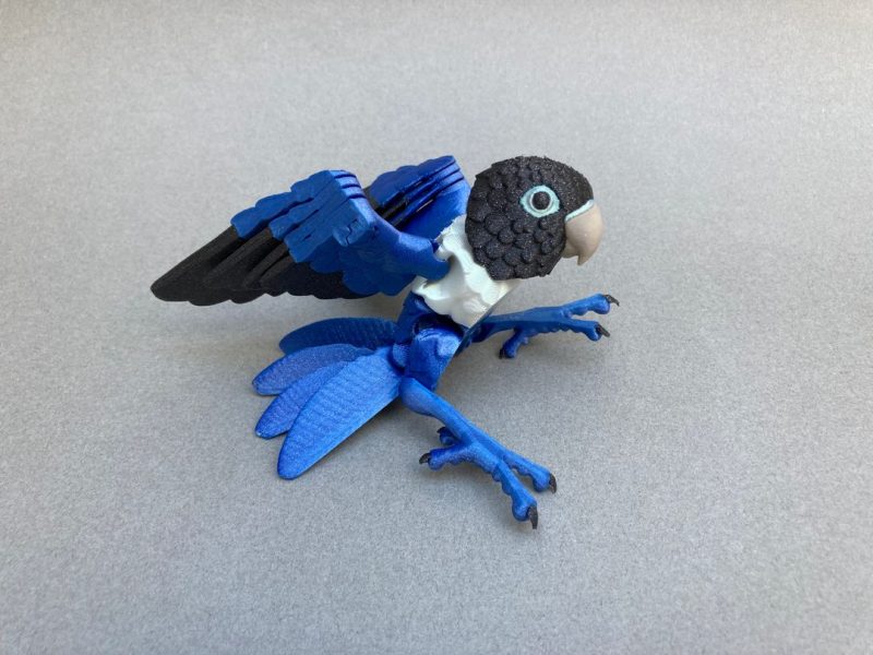 鹦鹉-3D合纵社-3D打印模型STL格式3mf格式免费下载！