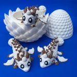 曲棍球龙、蛋-3D合纵社-3D打印模型STL格式3mf格式免费下载！