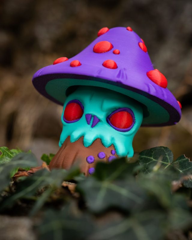 邪恶蘑菇点击器-3D合纵社-3D打印模型STL格式3mf格式免费下载！