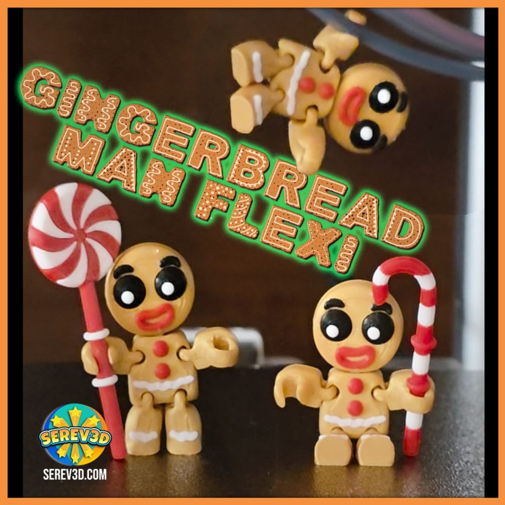 姜饼人-3D合纵社-3D打印模型STL格式3mf格式免费下载！