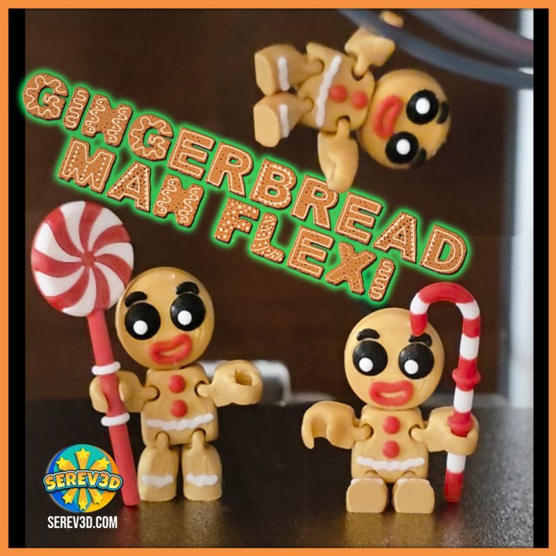 姜饼人-3D合纵社-3D打印模型STL格式3mf格式免费下载！