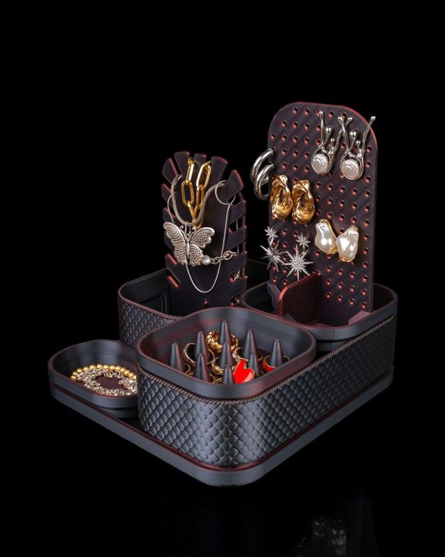 珠宝和化妆品收纳盒-3D合纵社-3D打印模型STL格式3mf格式免费下载！