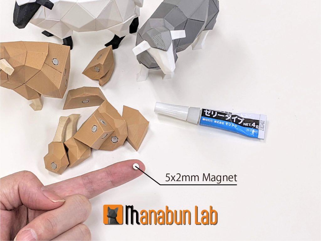 图片[3]-【拼图小动物】绵羊-3D合纵社-3D打印模型STL格式3mf格式免费下载！