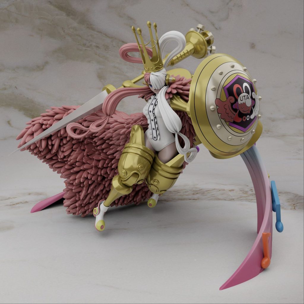 图片[4]-【海贼王】乌塔-3D合纵社-3D打印模型STL格式3mf格式免费下载！
