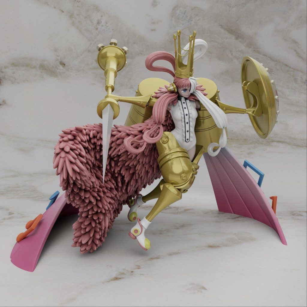 图片[3]-【海贼王】乌塔-3D合纵社-3D打印模型STL格式3mf格式免费下载！