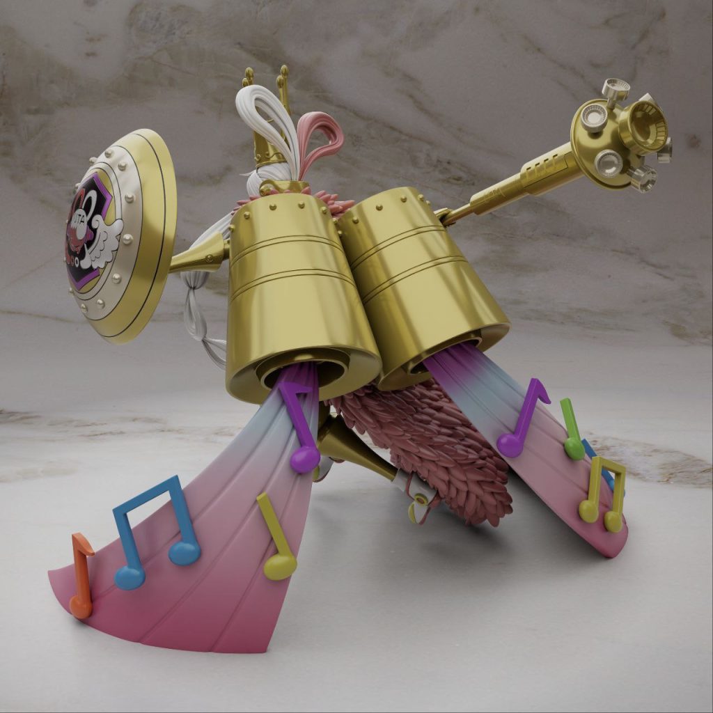 【海贼王】乌塔-3D合纵社-3D打印模型STL格式3mf格式免费下载！