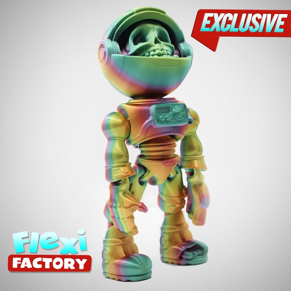 图片[2]-骷髅宇航员-3D合纵社-3D打印模型STL格式3mf格式免费下载！