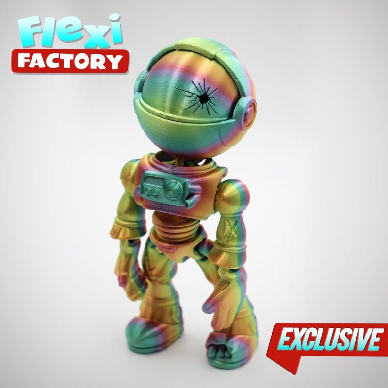 骷髅宇航员-3D合纵社-3D打印模型STL格式3mf格式免费下载！