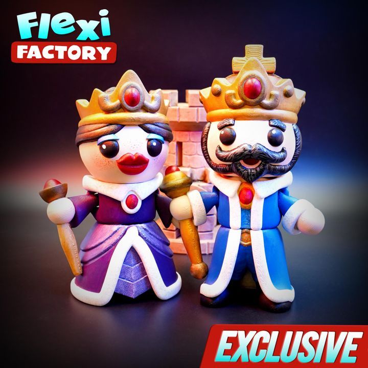 象棋人物-3D合纵社-3D打印模型STL格式3mf格式免费下载！