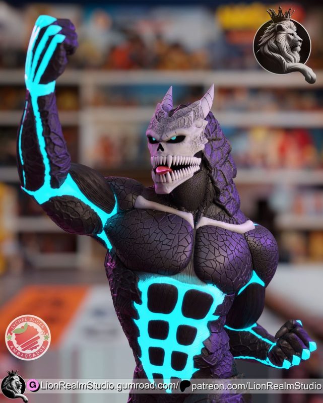 怪兽8号-3D合纵社-3D打印模型STL格式3mf格式免费下载！