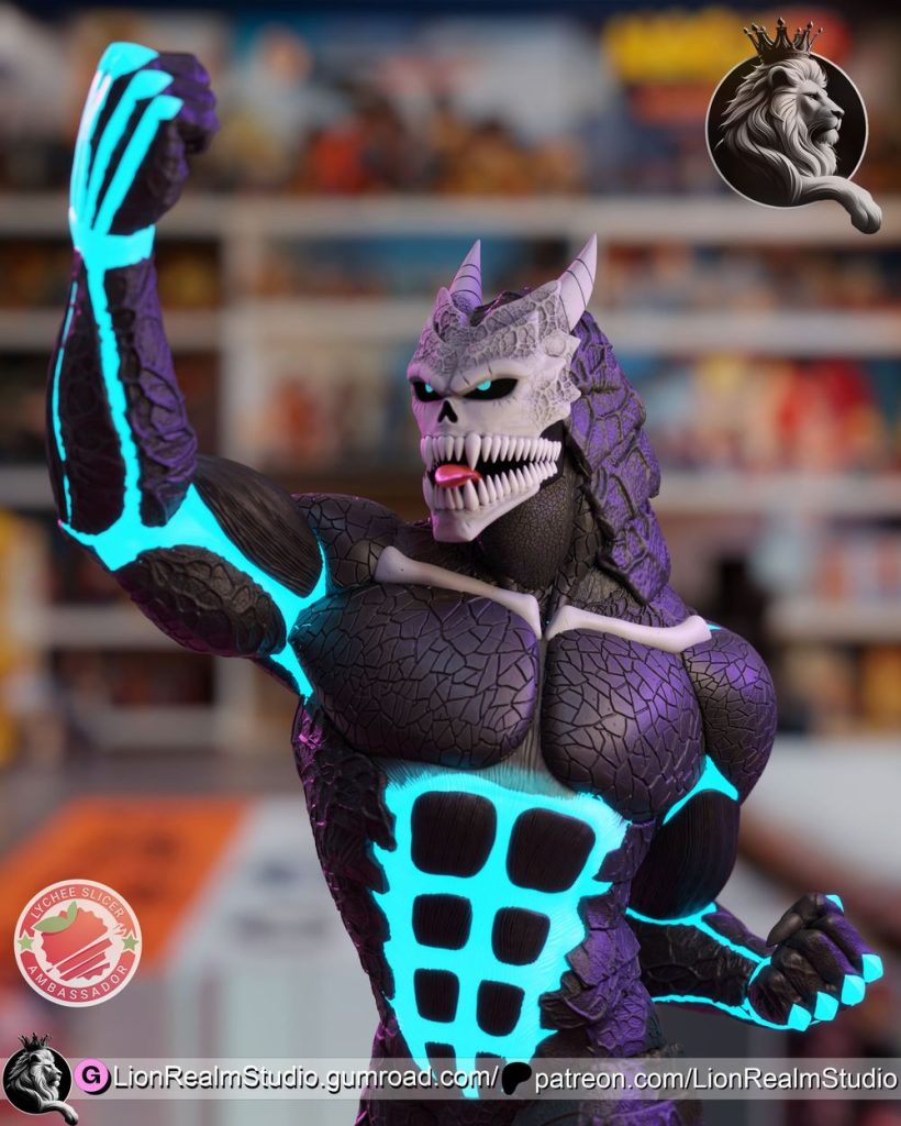 怪兽8号-3D合纵社-3D打印模型STL格式3mf格式免费下载！