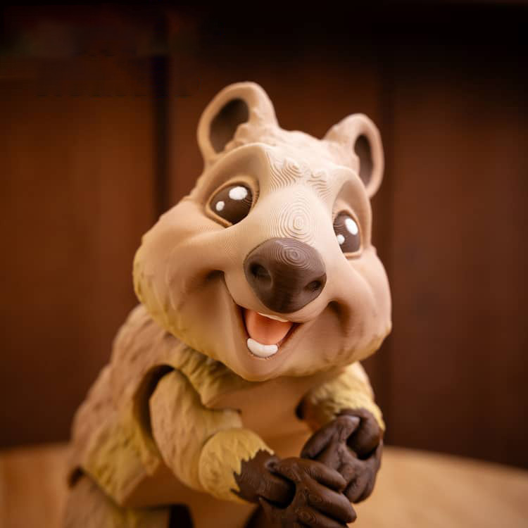 图片[3]-MatMire Makes NO:022 短尾矮袋鼠 小松鼠-3D合纵社-3D打印模型STL格式3mf格式免费下载！