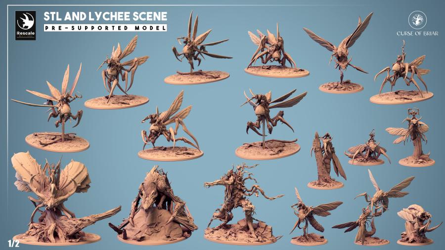 图片[2]-银溪之影 微缩模型 龙族捕猎者公会-3D合纵社-3D打印模型STL格式3mf格式免费下载！