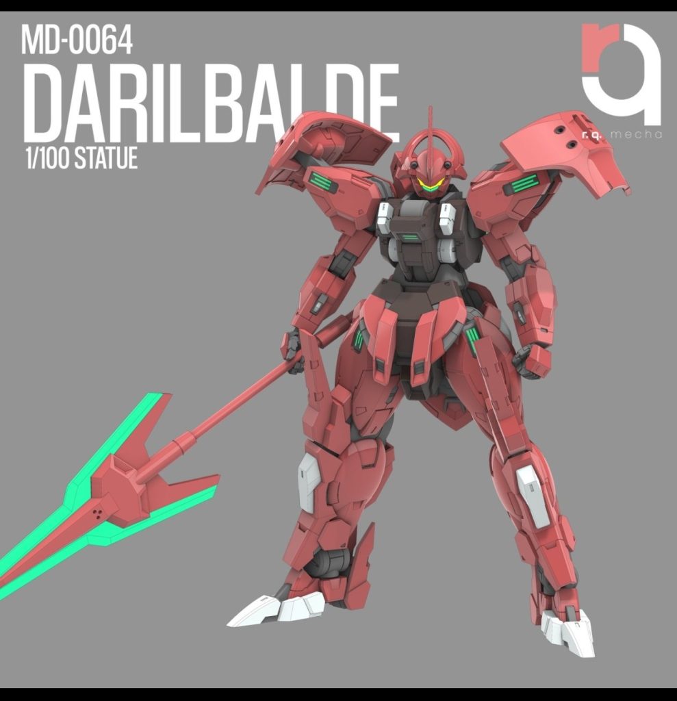 达利尔rockyq高达-3D合纵社-3D打印模型STL格式3mf格式免费下载！