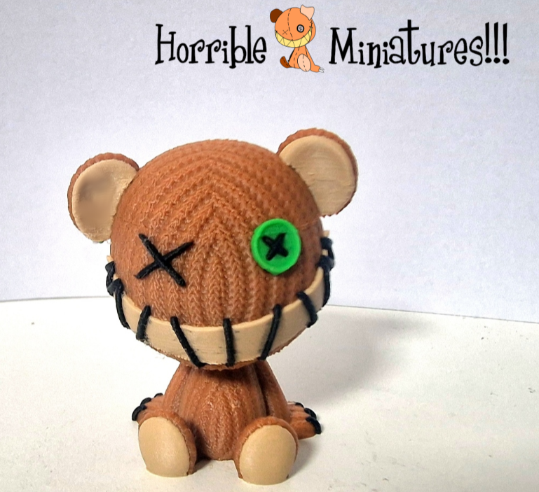 丑丑的针织泰迪熊-3D合纵社-3D打印模型STL格式3mf格式免费下载！