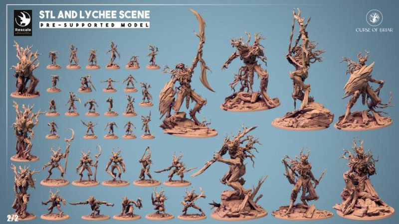 荆棘诅咒 共 134 款模型-3D合纵社-3D打印模型STL格式3mf格式免费下载！