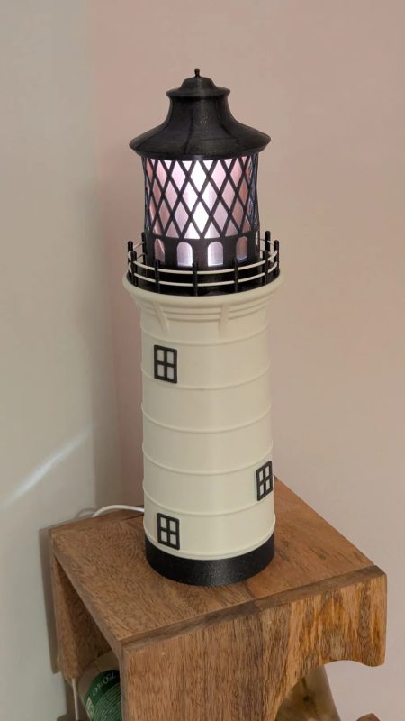 灯塔台灯-3D合纵社-3D打印模型STL格式3mf格式免费下载！