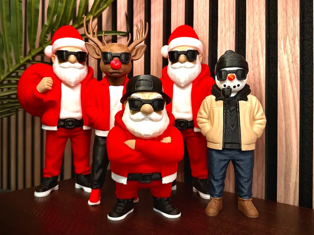 图片[3]-都市圣诞老人和朋友们-3D合纵社-3D打印模型STL格式3mf格式免费下载！