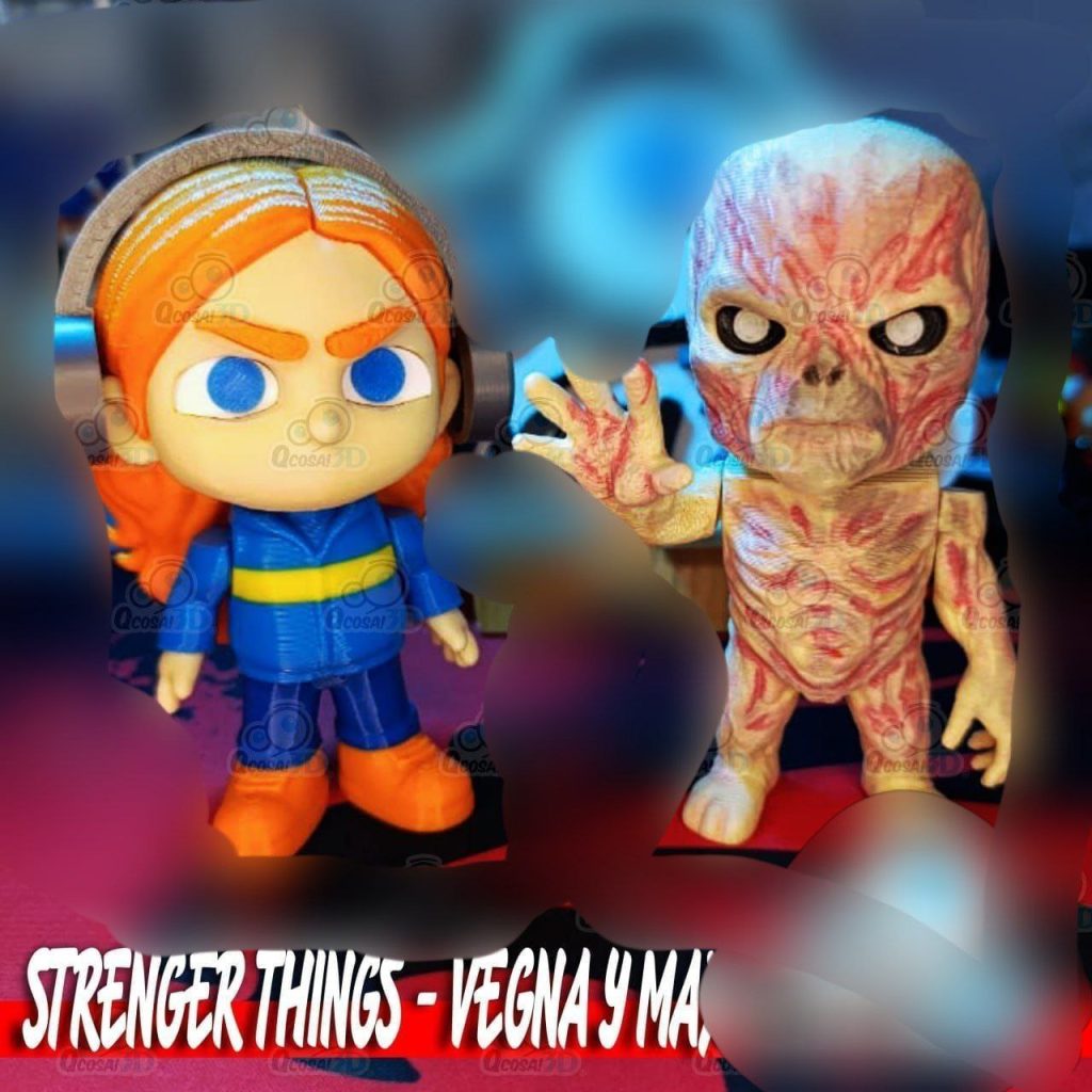 怪奇物语 VECNA 和 MAX-3D合纵社-3D打印模型STL格式3mf格式免费下载！