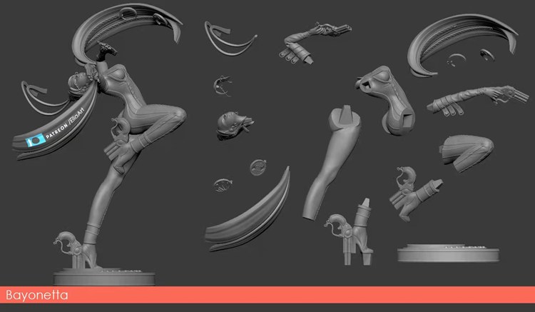 图片[4]-猎天使魔女贝优妮塔-3D合纵社-3D打印模型STL格式3mf格式免费下载！