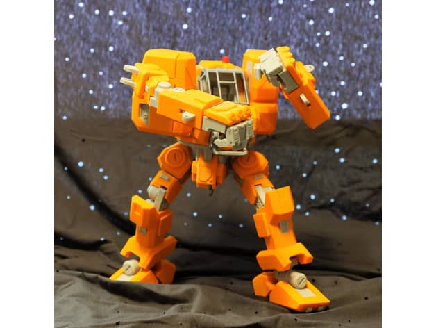 重型建筑助行机器人-3D合纵社-3D打印模型STL格式3mf格式免费下载！