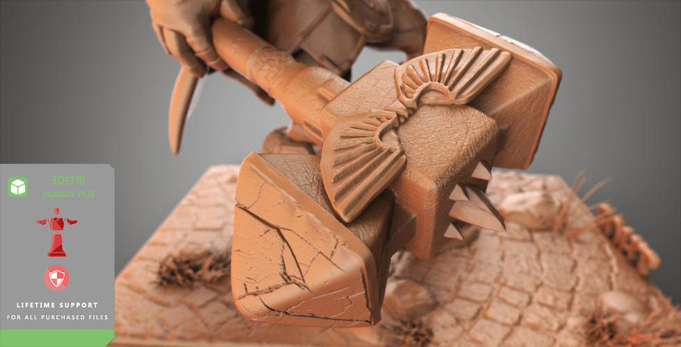 图片[5]-【神之浩劫】雷神-3D合纵社-3D打印模型STL格式3mf格式免费下载！